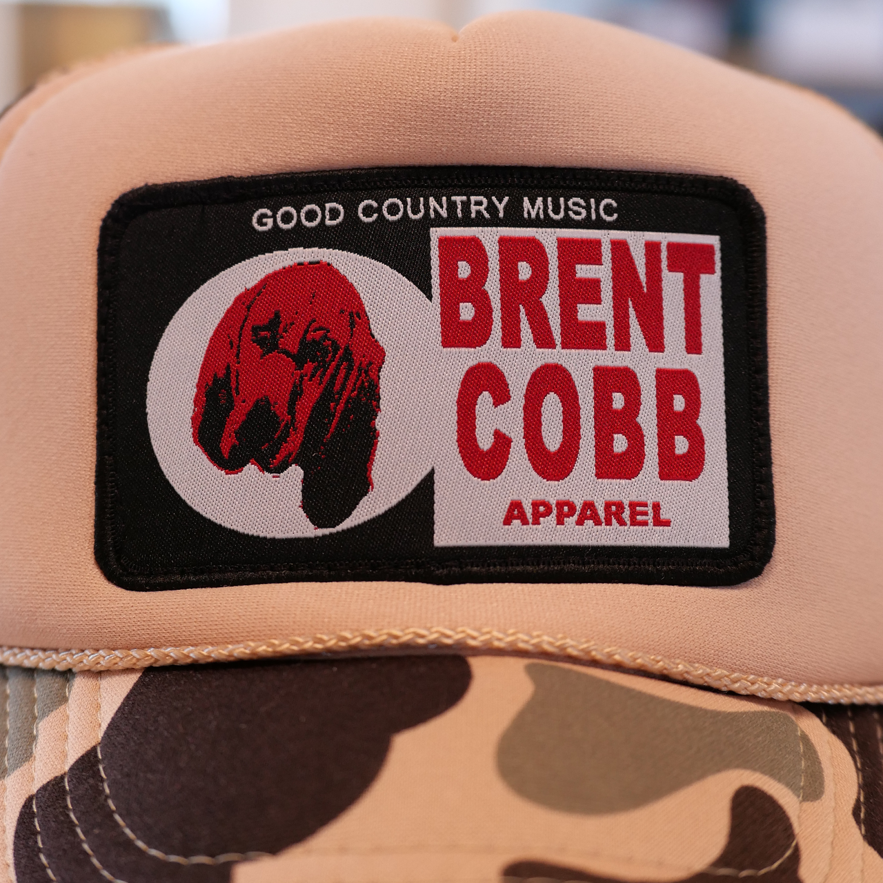 Bloodhound Camo Trucker Hat